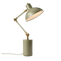 Lampe de bureau articulée avec abat-jour en métal et base cylindrique