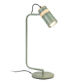 Lampe de bureau moderne avec abat-jour orientable en métal vert